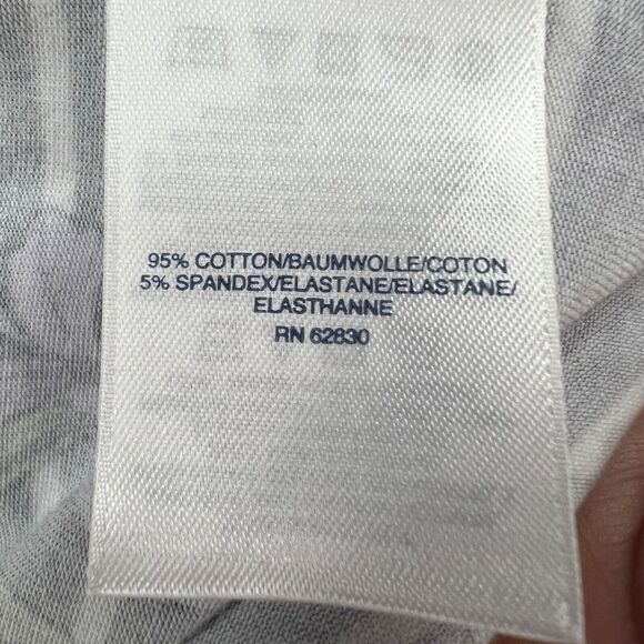 Lands End Dress XL Floral Striped - Picture 12 of 15